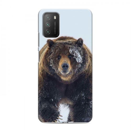 Дизайнерский пластиковый чехол для Xiaomi Poco M3 Медведь
