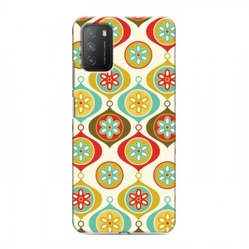 Дизайнерский пластиковый чехол для Xiaomi Poco M3 Ретро Рождество