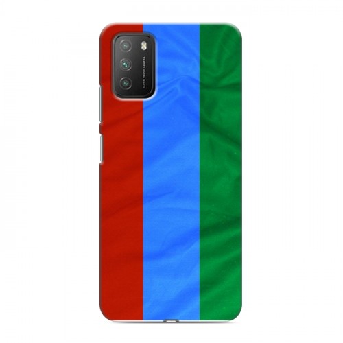Дизайнерский пластиковый чехол для Xiaomi Poco M3 Флаг Дагестана
