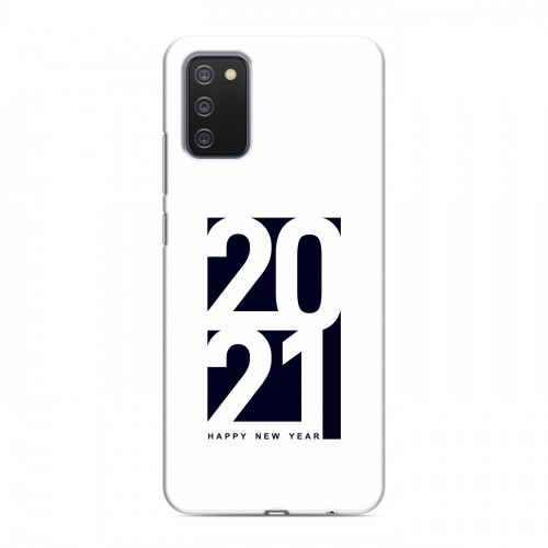 Дизайнерский пластиковый чехол для Samsung Galaxy A02s Happy 2021