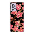 Дизайнерский силиконовый чехол для Samsung Galaxy A52 Люксовые цветы