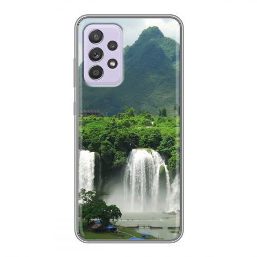 Дизайнерский силиконовый чехол для Samsung Galaxy A52 водопады
