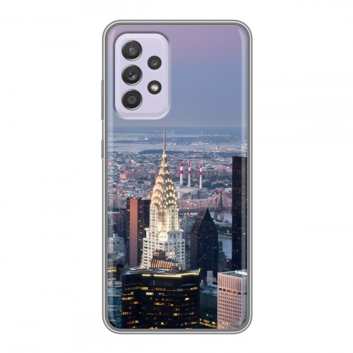 Дизайнерский силиконовый чехол для Samsung Galaxy A52 Нью-Йорк