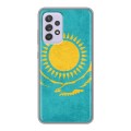 Дизайнерский пластиковый чехол для Samsung Galaxy A52 Флаг Казахстана