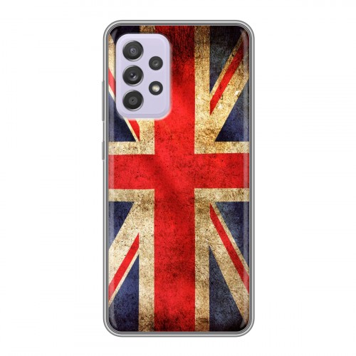 Дизайнерский силиконовый чехол для Samsung Galaxy A52 Флаг Британии