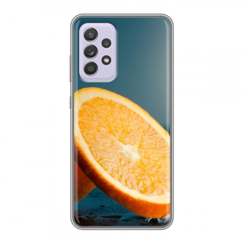 Дизайнерский силиконовый чехол для Samsung Galaxy A52 Апельсины