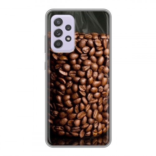 Дизайнерский силиконовый чехол для Samsung Galaxy A52 Кофе напиток