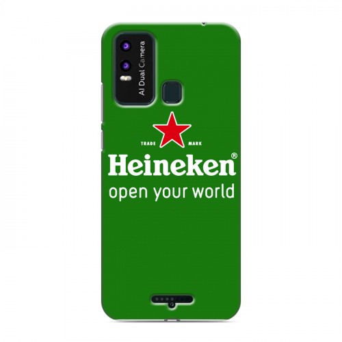 Дизайнерский пластиковый чехол для BQ 6630L Magic L Heineken