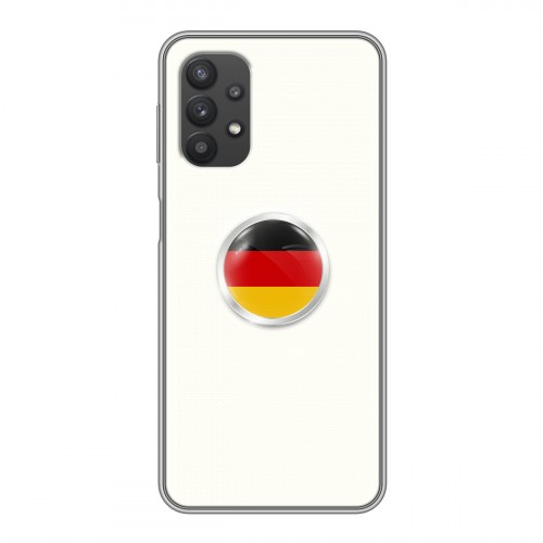 Дизайнерский силиконовый чехол для Samsung Galaxy A32 Флаг Германии