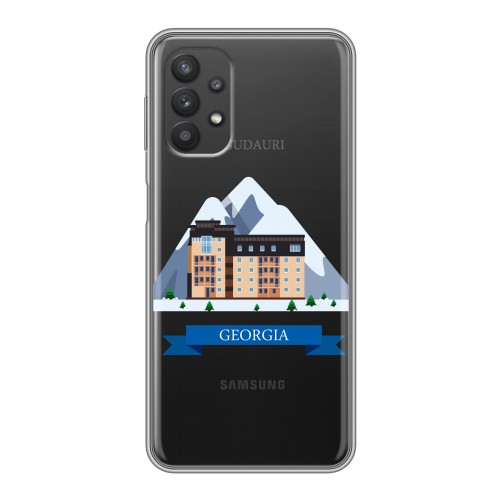 Дизайнерский силиконовый чехол для Samsung Galaxy A32 Грузия