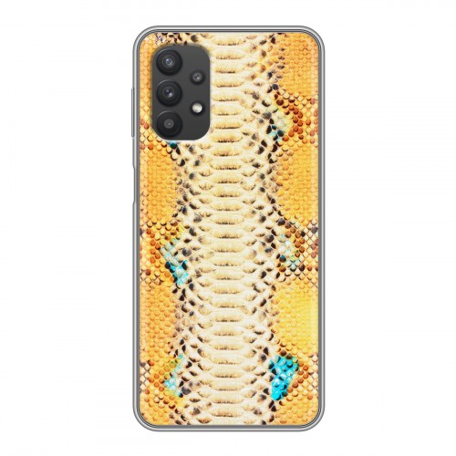 Дизайнерский силиконовый чехол для Samsung Galaxy A32 Кожа змей