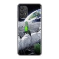 Дизайнерский силиконовый чехол для Samsung Galaxy A32 Космонавт
