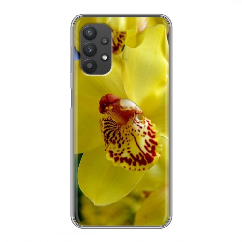 Дизайнерский силиконовый чехол для Samsung Galaxy A32 Орхидеи