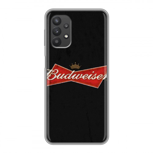 Дизайнерский силиконовый чехол для Samsung Galaxy A32 Budweiser