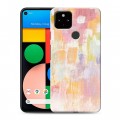 Дизайнерский силиконовый чехол для Google Pixel 4a 5G Мазки краски