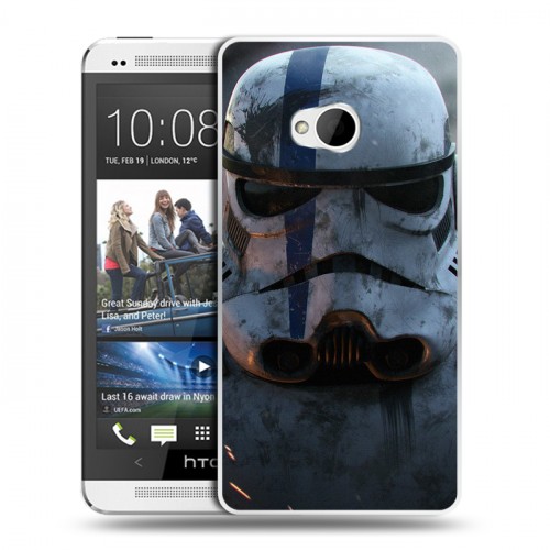 Дизайнерский пластиковый чехол для HTC One (M7) Dual SIM Звездные войны