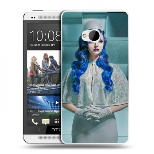 Дизайнерский пластиковый чехол для HTC One (M7) Dual SIM Пила