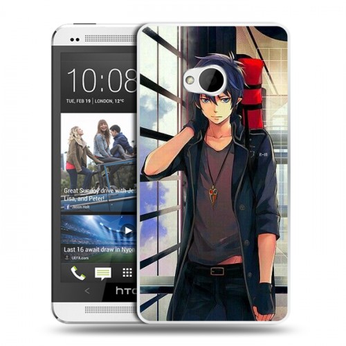 Дизайнерский пластиковый чехол для HTC One (M7) Dual SIM Аниме
