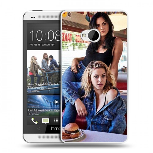 Дизайнерский пластиковый чехол для HTC One (M7) Dual SIM Ривердэйл