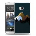 Дизайнерский пластиковый чехол для HTC One (M7) Dual SIM Романтика путешествий