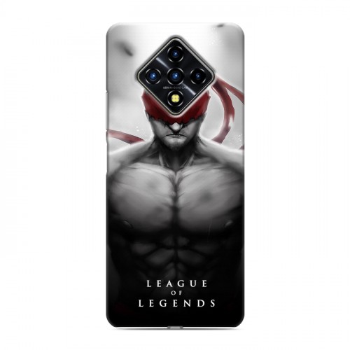 Дизайнерский силиконовый с усиленными углами чехол для Infinix Zero 8 League of Legends