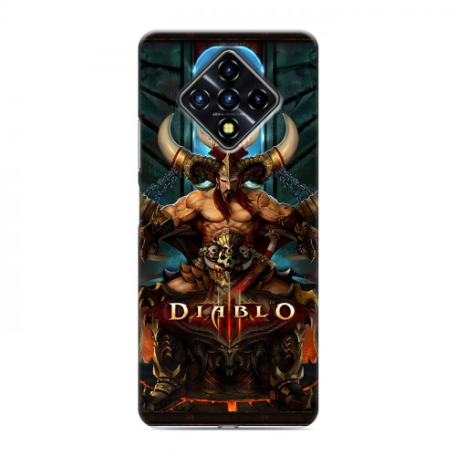 Дизайнерский силиконовый с усиленными углами чехол для Infinix Zero 8 Diablo