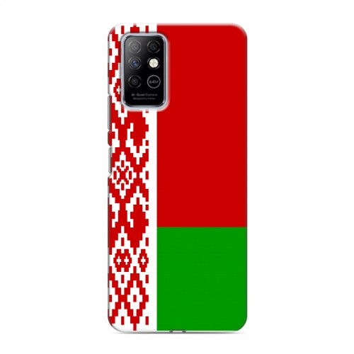 Дизайнерский пластиковый чехол для Infinix Note 8 Флаг Белоруссии