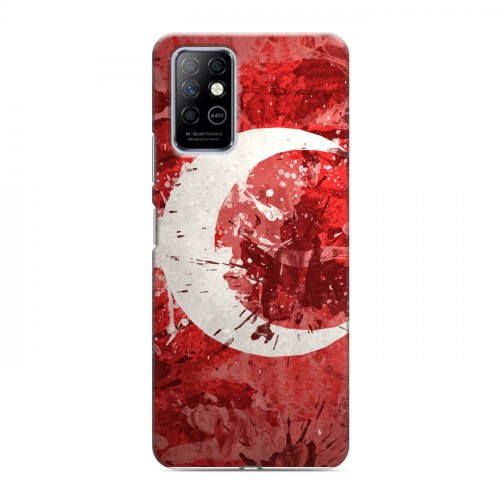 Дизайнерский пластиковый чехол для Infinix Note 8 Флаг Турции