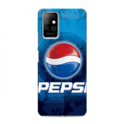Дизайнерский пластиковый чехол для Infinix Note 8 Pepsi