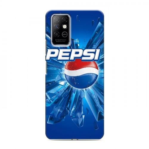 Дизайнерский пластиковый чехол для Infinix Note 8 Pepsi
