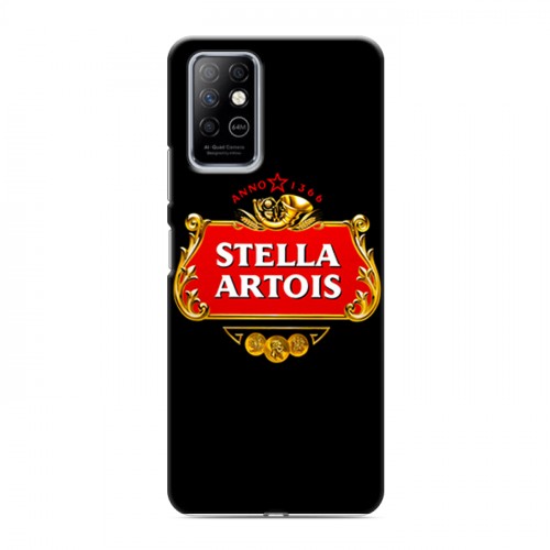 Дизайнерский пластиковый чехол для Infinix Note 8 Stella Artois