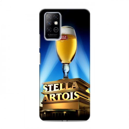 Дизайнерский пластиковый чехол для Infinix Note 8 Stella Artois