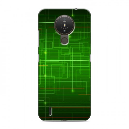 Дизайнерский силиконовый чехол для Nokia 1.4 Абстракции Сетка