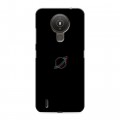 Дизайнерский силиконовый чехол для Nokia 1.4 Минимализм на черном