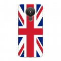 Дизайнерский силиконовый с усиленными углами чехол для Nokia 1.4 Флаг Британии