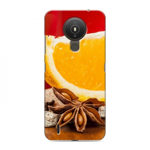 Дизайнерский силиконовый чехол для Nokia 1.4 Апельсины
