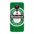 Дизайнерский силиконовый чехол для Nokia 1.4 Heineken