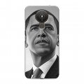 Дизайнерский силиконовый чехол для Nokia 1.4 Барак Обама