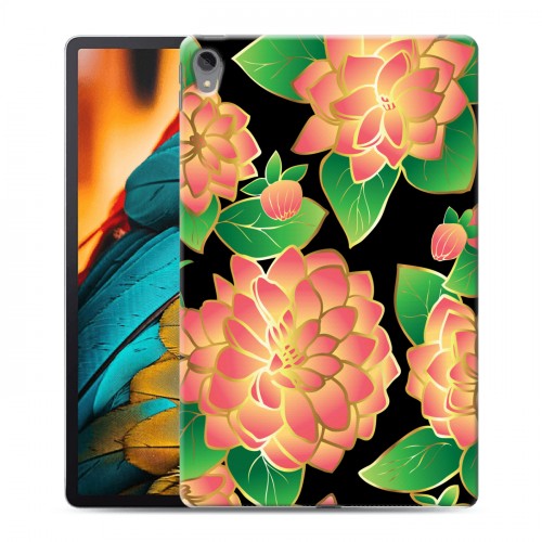 Дизайнерский силиконовый чехол для Lenovo Tab P11 Люксовые цветы