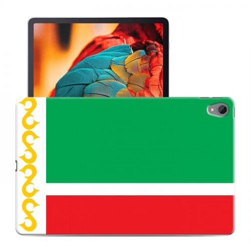 Дизайнерский силиконовый чехол для Lenovo Tab P11 флаг Чечни