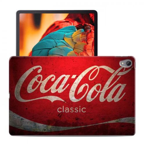 Дизайнерский силиконовый чехол для Lenovo Tab P11 Coca-cola