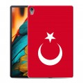 Дизайнерский силиконовый чехол для Lenovo Tab P11 Флаг Турции