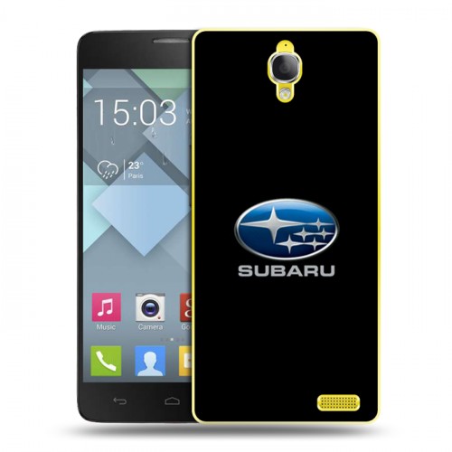 Дизайнерский пластиковый чехол для Alcatel One Touch Idol X Subaru