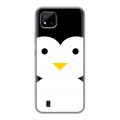 Дизайнерский силиконовый чехол для Realme C20 Пингвины