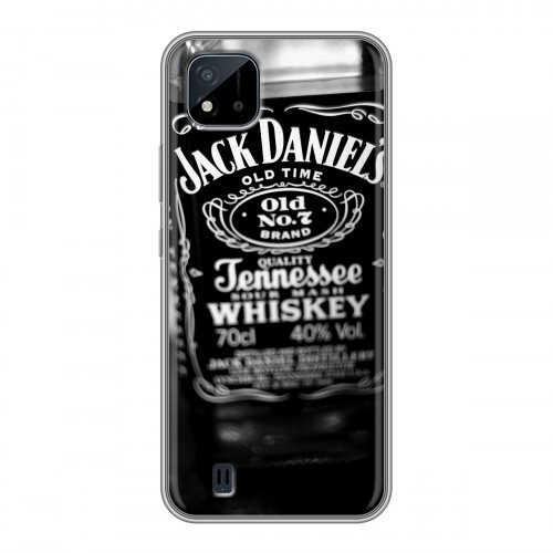 Дизайнерский силиконовый чехол для Realme C20 Jack Daniels