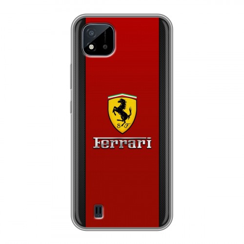 Дизайнерский силиконовый чехол для Realme C20 Ferrari