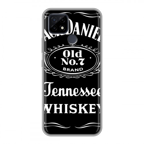 Дизайнерский силиконовый чехол для Realme C21 Jack Daniels