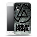 Дизайнерский пластиковый чехол для LG Optimus L5 2 II Linkin Park