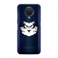 Полупрозрачный дизайнерский пластиковый чехол для Nokia G20 Прозрачные совы