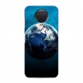 Дизайнерский силиконовый с усиленными углами чехол для Nokia G20 Земля